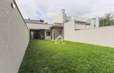 Excelente casa de frente para rua à venda, quintal excelente, com 3 quartos e 1 suíte com closet, no bairro aristocrata, são josé dos pinhais/pr.