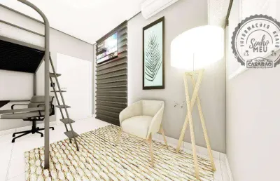 Apartamento com 2 dormitórios à venda, 66 m² por r$ 435.000,00 - caiçara - praia grande/sp