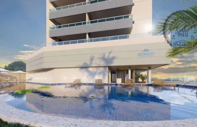Apartamento com 2 dormitórios à venda, 77 m² por r$ 449.000,00 - caiçara - praia grande/sp