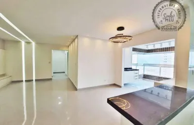 Apartamento com 3 dormitórios à venda, 117 m² por r$ 1.249.000,00 - boqueirão - praia grande/sp