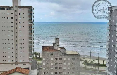 Apartamento com 3 dormitórios à venda, 106 m² por r$ 520.000,00 - caiçara - praia grande/sp