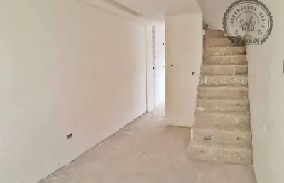 Sobrado com 2 dormitórios à venda, 55 m² por r$ 260.000,00 - caiçara - praia grande/sp