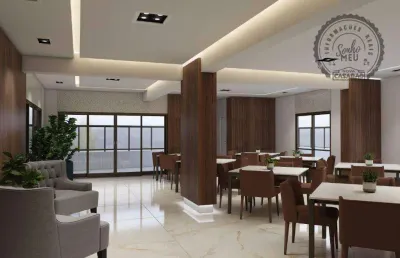 Apartamento com 3 quartos à venda na Rua Alberto Santos Dumont, Guilhermina, Praia Grande