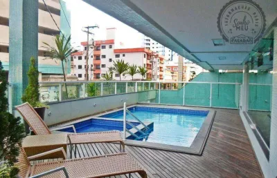 Cobertura com 3 dormitórios à venda, 155 m² por r$ 1.350.000,00 - canto do forte - praia grande/sp
