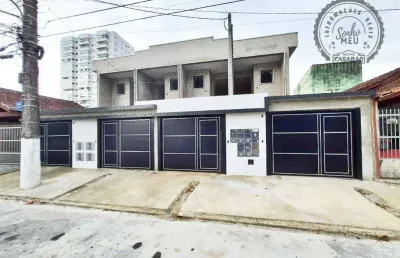 Sobrado com 2 dormitórios à venda, 106 m² por r$ 498.000,00 - caiçara - praia grande/sp