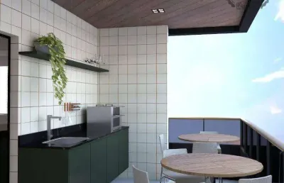 Apartamento com 2 quartos à venda na Avenida Costa Machado, Canto do Forte, Praia Grande