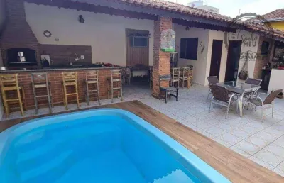 Casa com 3 dormitórios à venda, 180 m² por r$ 2.000.000,00 - guilhermina - praia grande/sp