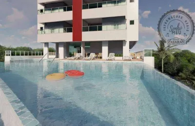 Apartamento com 2 dormitórios à venda, 79 m² por r$ 365.000,00 - caiçara - praia grande/sp