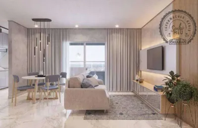 Apartamento localizado no bairro mirim - praia grande/sp