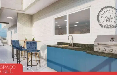 Apartamento com 3 quartos à venda na Rua Michel Alca, Cidade Ocian, Praia Grande