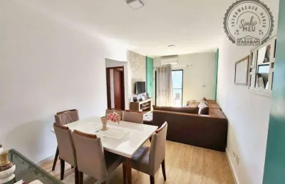 Apartamento com 2 dormitórios à venda, 80 m² por r$ 480.000,00 - canto do forte - praia grande/sp