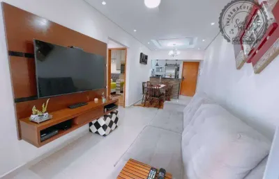 Apartamento com 2 dormitórios à venda, 88 m² por r$ 660.000,00 - boqueirão - praia grande/sp