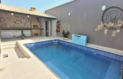 Casa em condomínio fechado com 2 quartos à venda na Avenida Professor Daijiro Matsuda, Balneário Maracanã, Praia Grande
