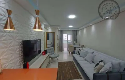 Apartamento com 2 dormitórios à venda, 65 m² por r$ 550.000,00 - canto do forte - praia grande/sp