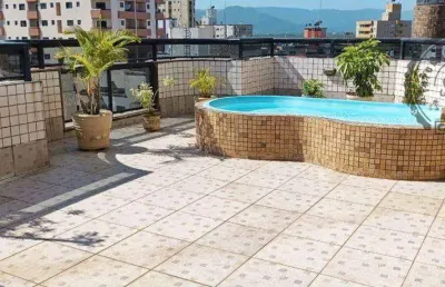 Cobertura com 2 dormitórios à venda, 143 m² por r$ 820.000,00 - tupi - praia grande/sp