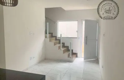 Casa em condomínio fechado com 2 quartos à venda na Rua José de Alencar, Vila Assunção, Praia Grande
