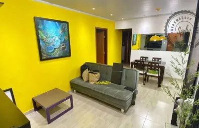 Apartamento com 2 dormitórios à venda, 70 m² por r$ 330.000,00 - boqueirão - praia grande/sp