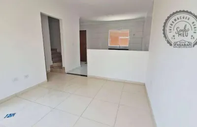 Casa em condomínio fechado com 2 quartos à venda na Rua Santa Maria de Jesus, Jardim Quietude, Praia Grande
