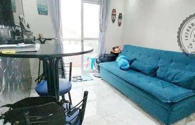Apartamento com 1 quarto para alugar na Rua Fagundes Varella, Cidade Ocian, Praia Grande