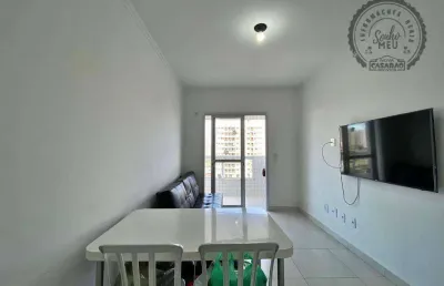 Apartamento com 1 dormitório para alugar, 45 m² por r$ 2.900,00/mês - aviação - praia grande/sp
