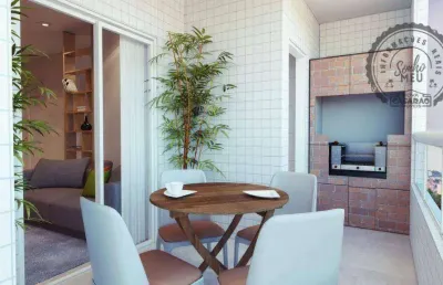 Apartamento com 2 quartos à venda na Rua Vinte e Seis de Janeiro, Vila Mirim, Praia Grande