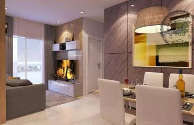 Apartamento com 1 quarto à venda na Rua Vinte e Seis de Janeiro, Vila Mirim, Praia Grande
