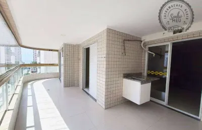 Apartamento com 3 quartos para alugar na Rua Pero Vaz de Caminha, Aviação, Praia Grande