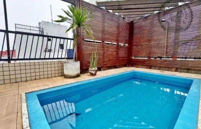 Cobertura com 4 quartos à venda na Rua Xavantes, Tupi, Praia Grande