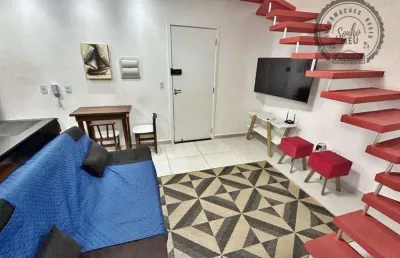 Apartamento com 1 quarto à venda na Rua Olavo Bilac, Vila Assunção, Praia Grande