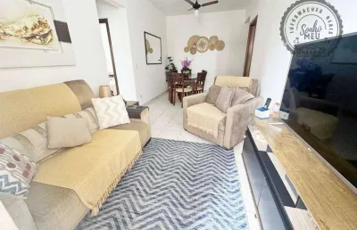 Apartamento com 2 dormitórios à venda, 70 m² por r$ 399.000,00 - canto do forte - praia grande/sp