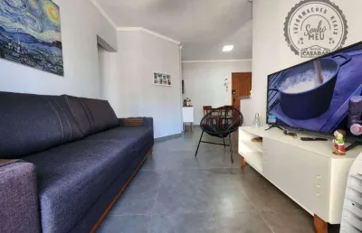 Apartamento com 1 dormitório à venda, 49 m² por r$ 325.000,00 - tupi - praia grande/sp