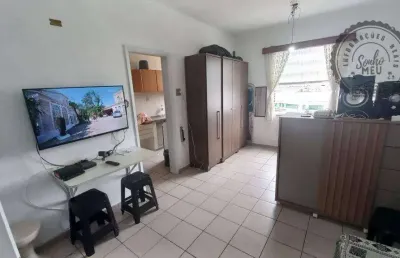 Kitnet à venda, 34 m² por r$ 215.000,00 - tupi - praia grande/sp
