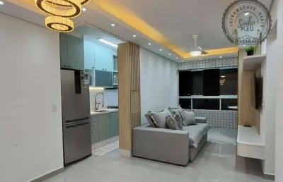 Apartamento com 2 quartos à venda na Rua Vinte e Seis de Janeiro, Vila Mirim, Praia Grande