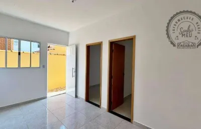 Casa em condomínio fechado com 2 quartos à venda na Avenida Doutor Antônio Sylvio Cunha Bueno, Jardim Melvi, Praia Grande