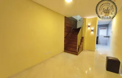 Casa em condomínio fechado com 2 quartos para alugar na Rua São Domingos, Vila Caiçara, Praia Grande