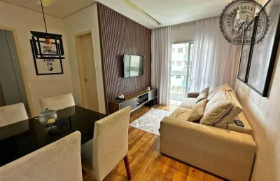 Apartamento com 1 dormitório à venda, 42 m² por r$ 399.000,00 - canto do forte - praia grande/sp