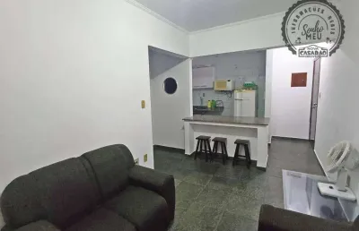 Apartamento com 1 quarto para alugar na Rua Embaré, Guilhermina, Praia Grande