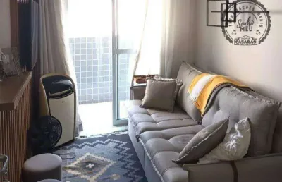 Apartamento com 1 quarto à venda na Rua Rui Barbosa, Canto do Forte, Praia Grande