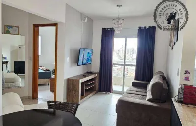 Apartamento com 1 quarto à venda na Rua Cataguases, Tupi, Praia Grande