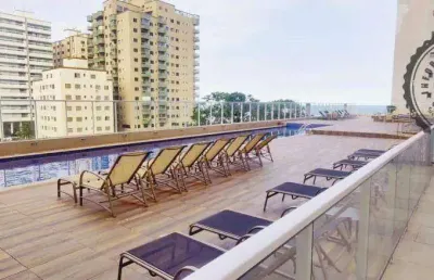 Apartamento com 3 quartos para alugar na Rua Caribas, Aviação, Praia Grande