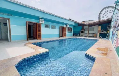 Casa com 3 dormitórios à venda, 250 m² por r$ 3.200.000,00 - canto do forte - praia grande/sp