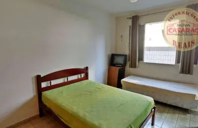 Kitnet à venda, 25 m² por r$ 200.000,00 - boqueirão - praia grande/sp