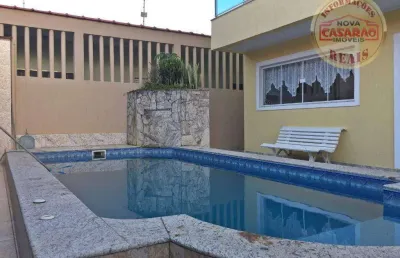 Sobrado com 4 dormitórios à venda, 231 m² por r$ 1.400.000,00 - balneário flórida - praia grande/sp