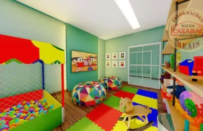 Apartamento com 1 dormitório à venda, 55 m² por r$ 334.000,00 - caiçara - praia grande/sp