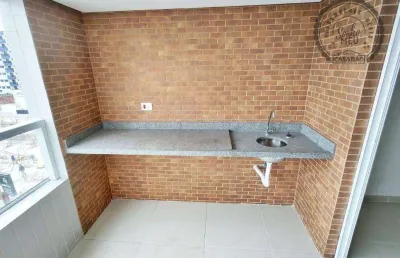 Apartamento localizado no bairro vila guilhermina - praia grande/sp