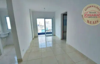 Apartamento com 2 dormitórios à venda, 54 m² por r$ 355.000,00 - mirim - praia grande/sp