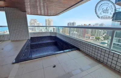Apartamento com 4 dormitórios à venda, 205 m² por r$ 2.398.800,00 - canto do forte - praia grande/sp