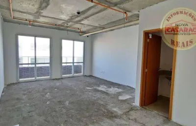 Sala à venda, 39 m² por r$ 500.000,00 - boqueirão - praia grande/sp