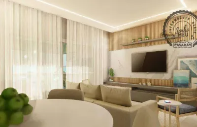 Apartamento com 3 quartos à venda na Avenida Presidente Castelo Branco, Jardim Real, Praia Grande