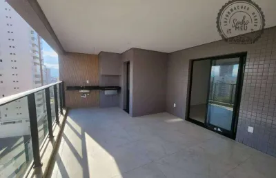 Apartamento com 3 dormitórios à venda, 135 m² por r$ 970.000,00 - aviação - praia grande/sp